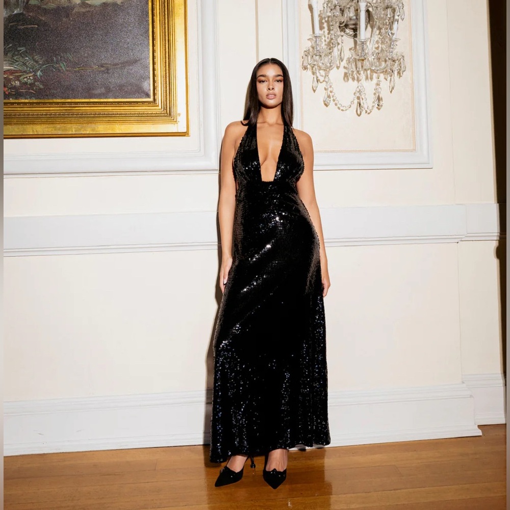 NWOT We Wore What Halter Dress